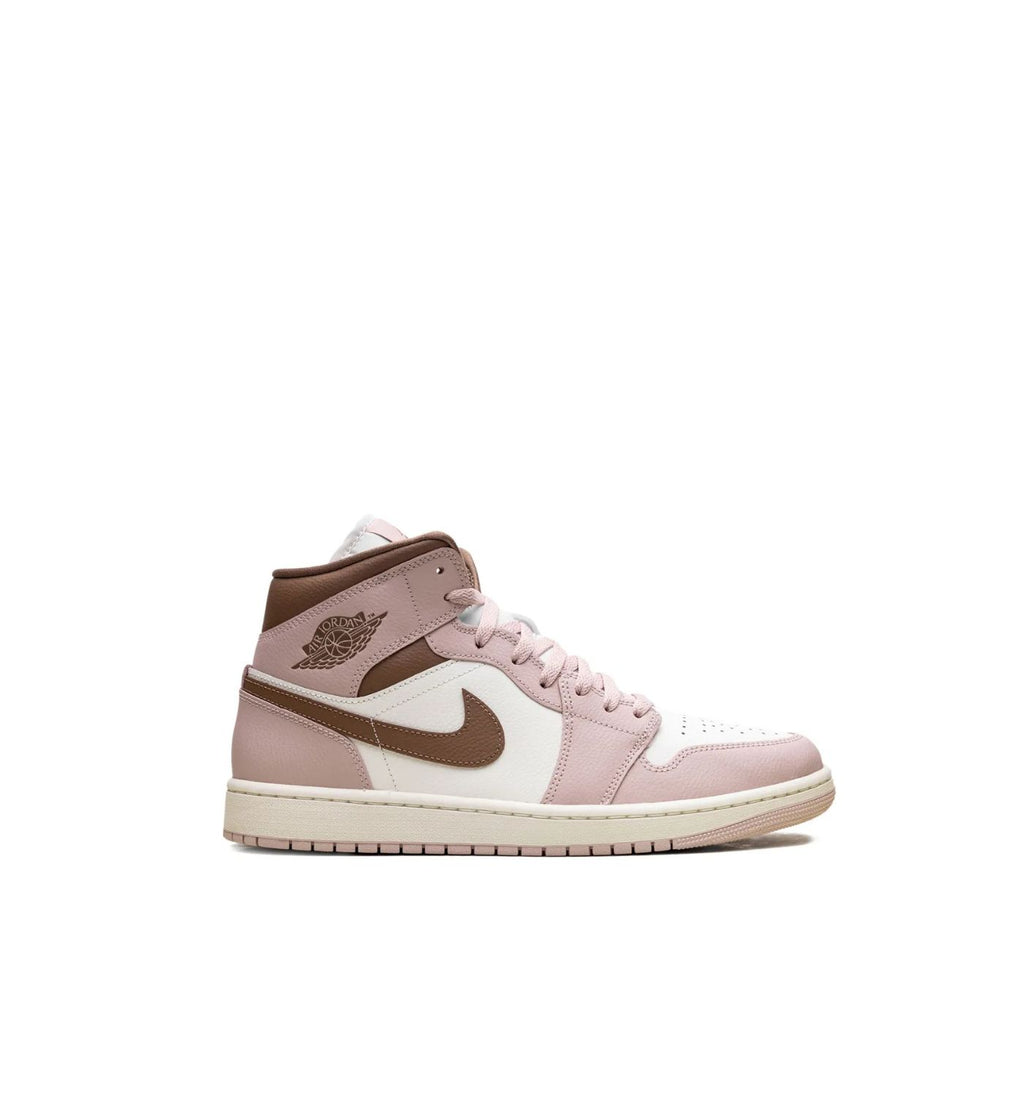 Jordan 1 Mid "Pink Oxford/Brown"