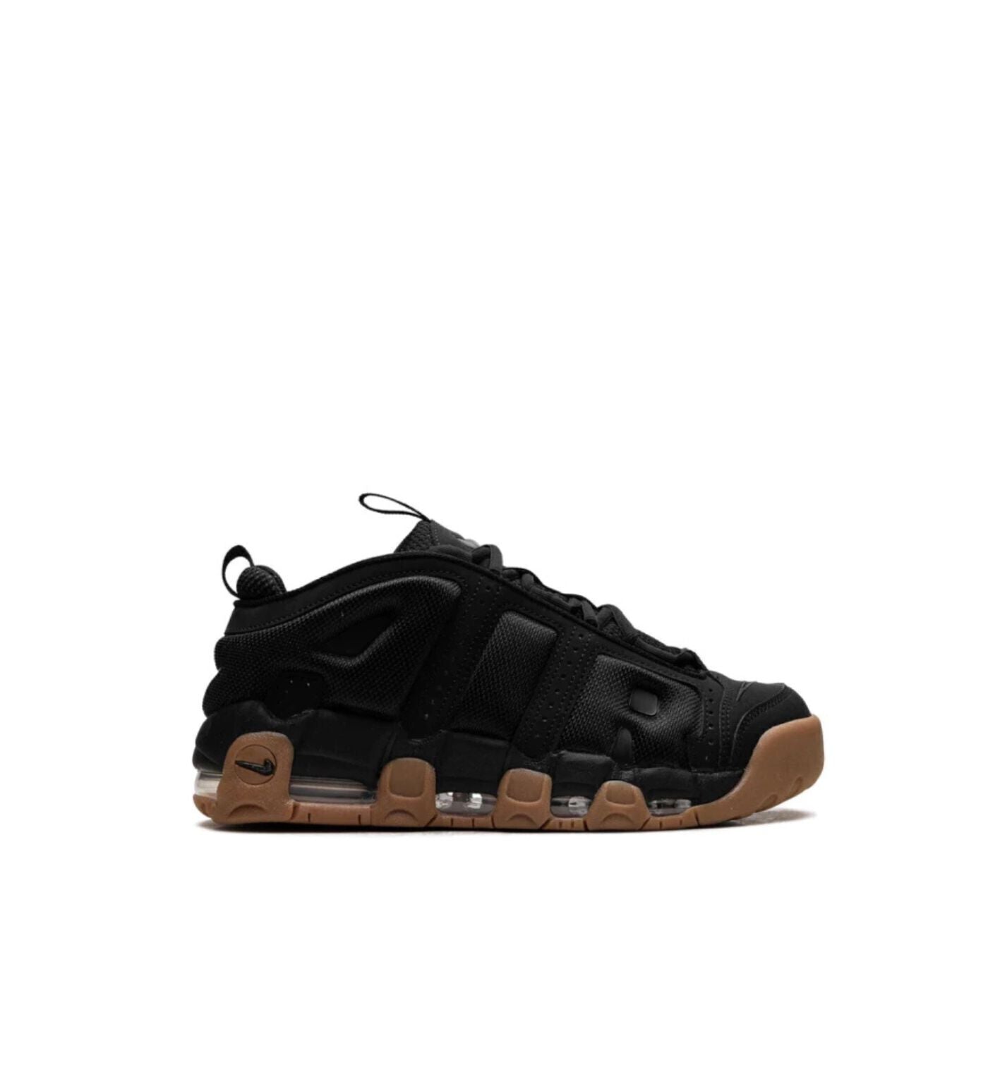 Nike Air More Uptempo Low Black Gum