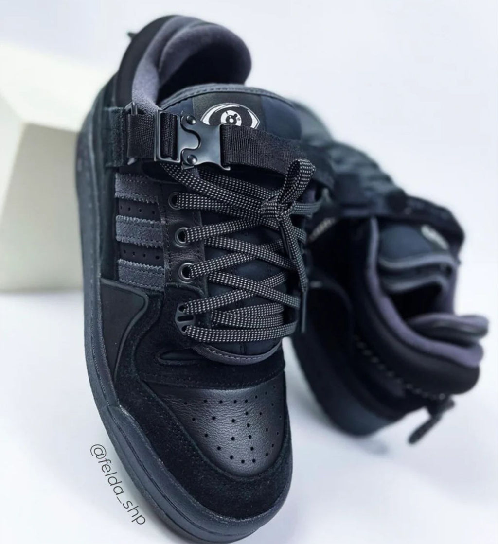 Adidas Forum Buckle Low x Bad Bunny "Triple Black
