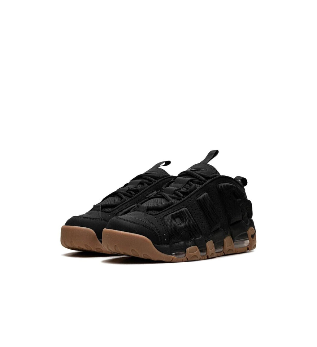 Nike Air More Uptempo Low Black Gum