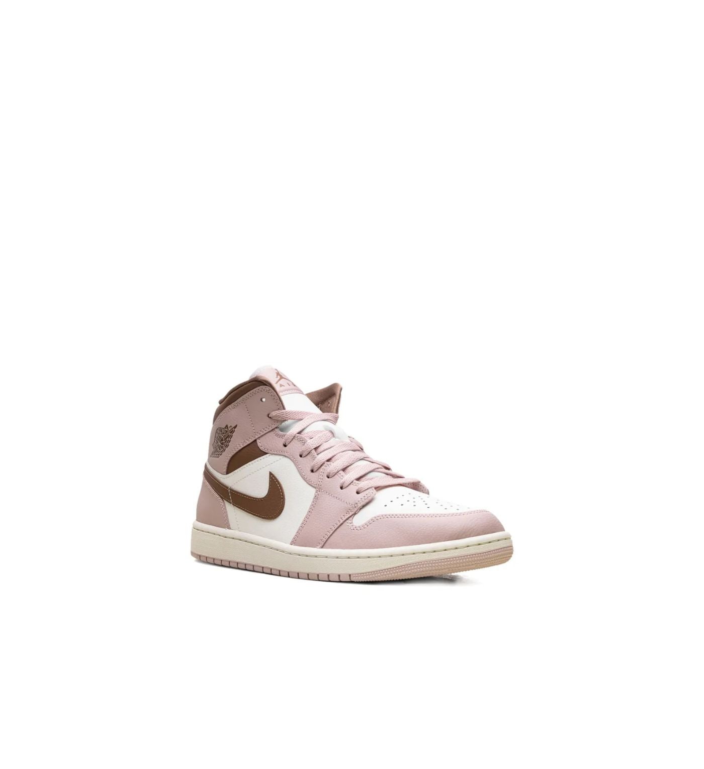Jordan 1 Mid "Pink Oxford/Brown"
