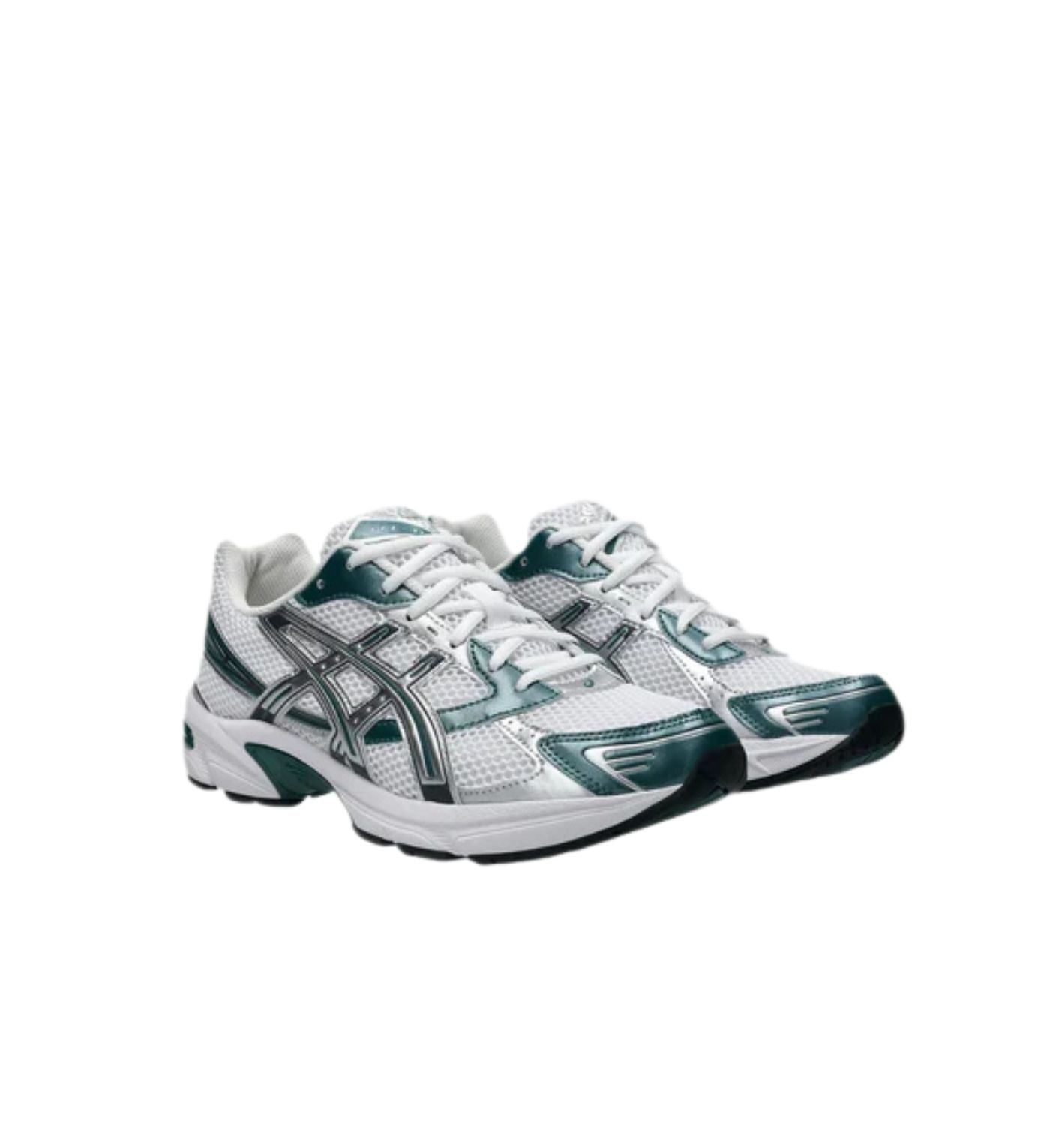 Asics Gel 1130 Blanco Plateado Verde