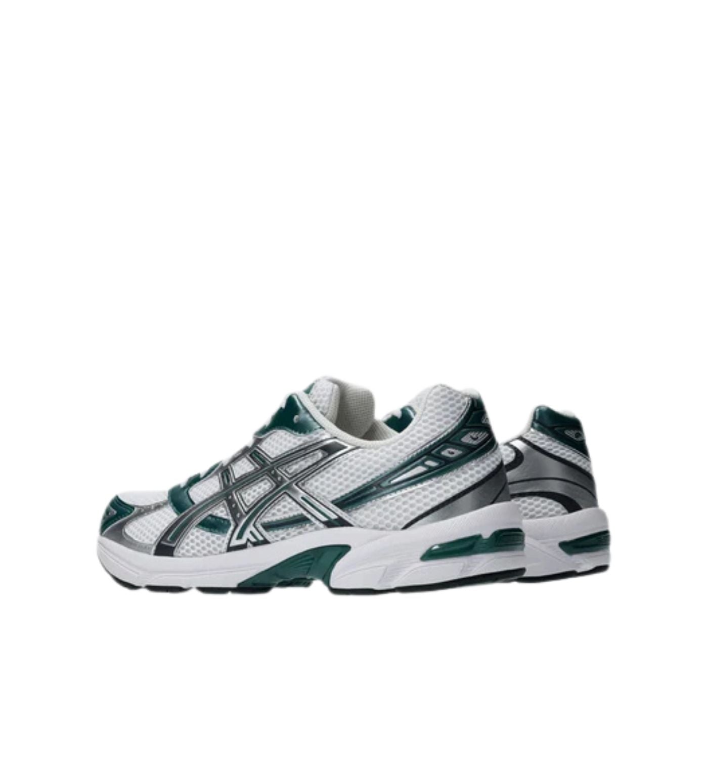 Asics Gel 1130 Blanco Plateado Verde