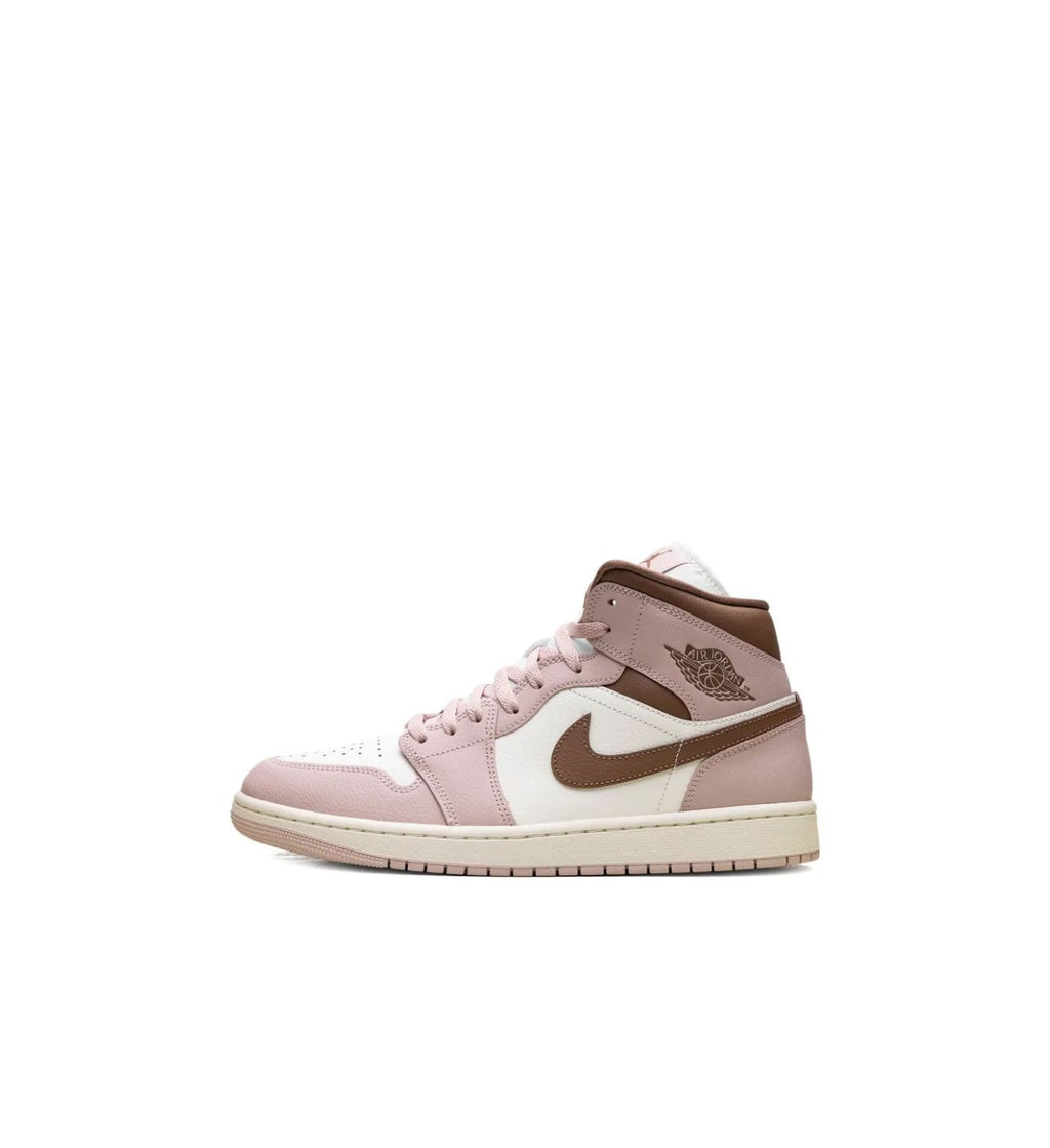 Jordan 1 Mid "Pink Oxford/Brown"