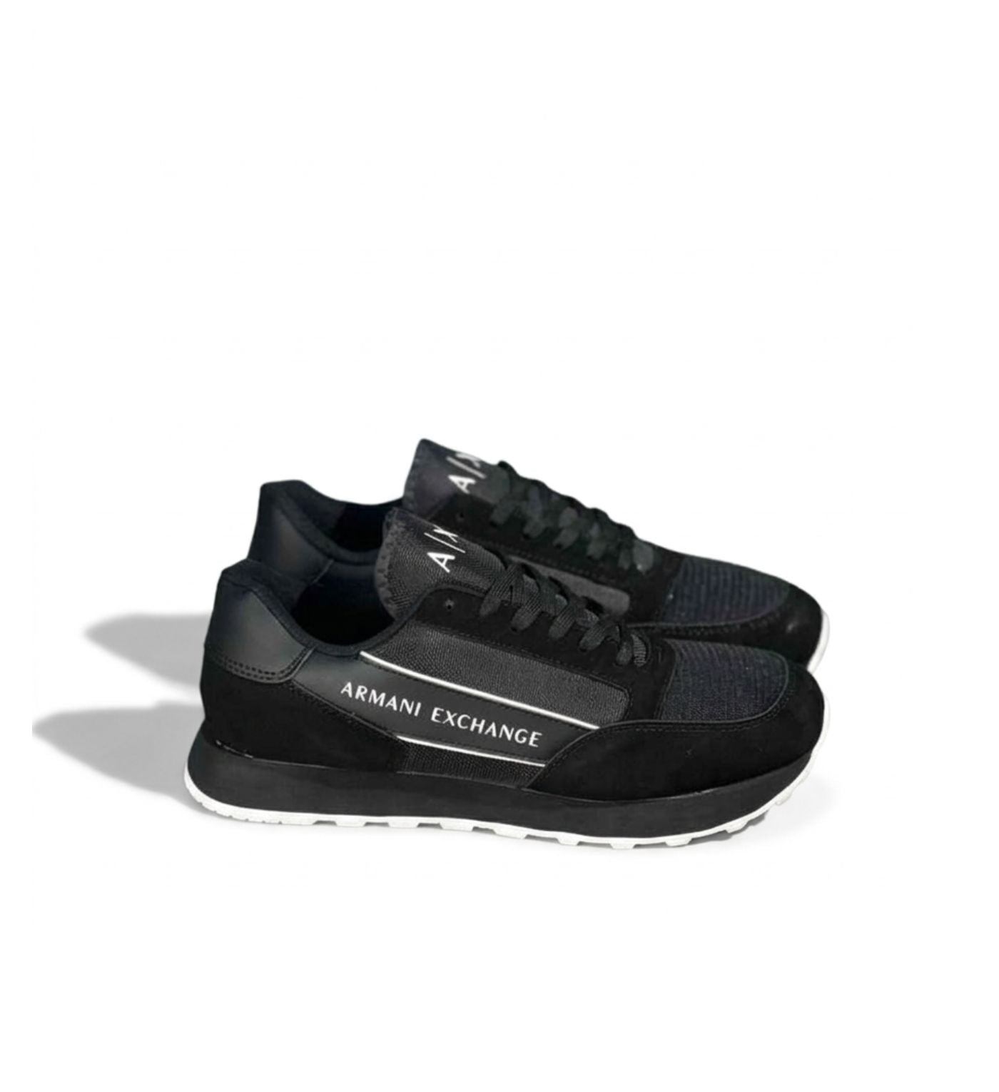 Armani Exchange Suede & Nylon Mix